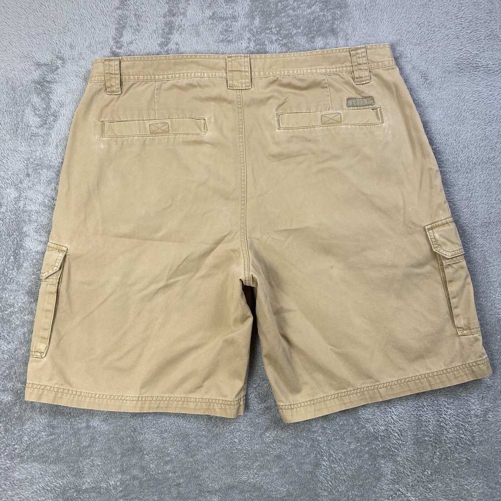 Columbia Shorts Men Beige Sz 42 100% Cotton Cargo Utility Casual Outdoors Hiking - Picture 2 of 12